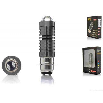 Лампа фари діодна P15D-25-1 12V 35/35W 1 вус, лінза