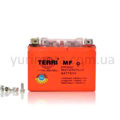 Акумулятор 4A YTX4L-BS TERRI