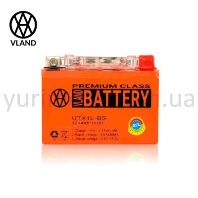 Акумулятор 4A UTX4L‑BS GEL Vland Акумулятор 4A UTX4L‑BS GEL Vland