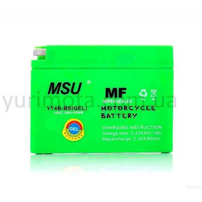Акумулятор 2.3A YT4B-BS гелевий MSU Акумулятор 2.3A YT4B-BS гелевий MSU