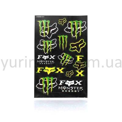 Набір наклейок Fox-Monster 