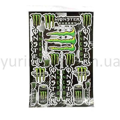 Набір наклейок Monster Energy 