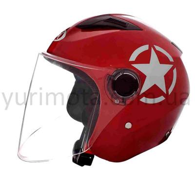Шолом David D017 (відкритий) червоний