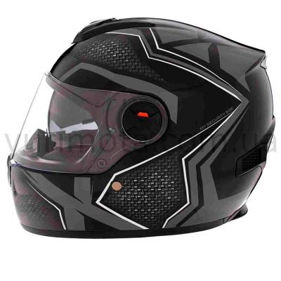 Шолом Vland M61-X (інтеграл) Black / Grey Шолом Vland M61-X (інтеграл) Black / Grey