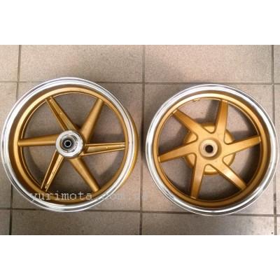  Диски литі HONDA DIO золотисті 10" (комплект) 