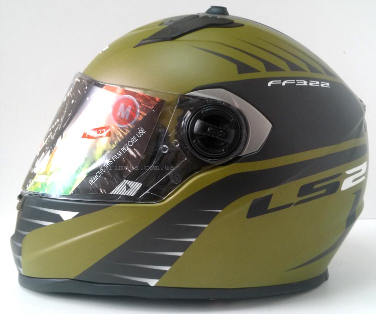 LS2 FF322 AIR FIGHTER, MATT MILITARY GREEN-BLACK